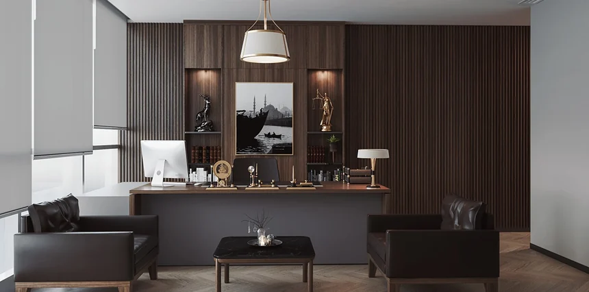 Izmir law office workspace